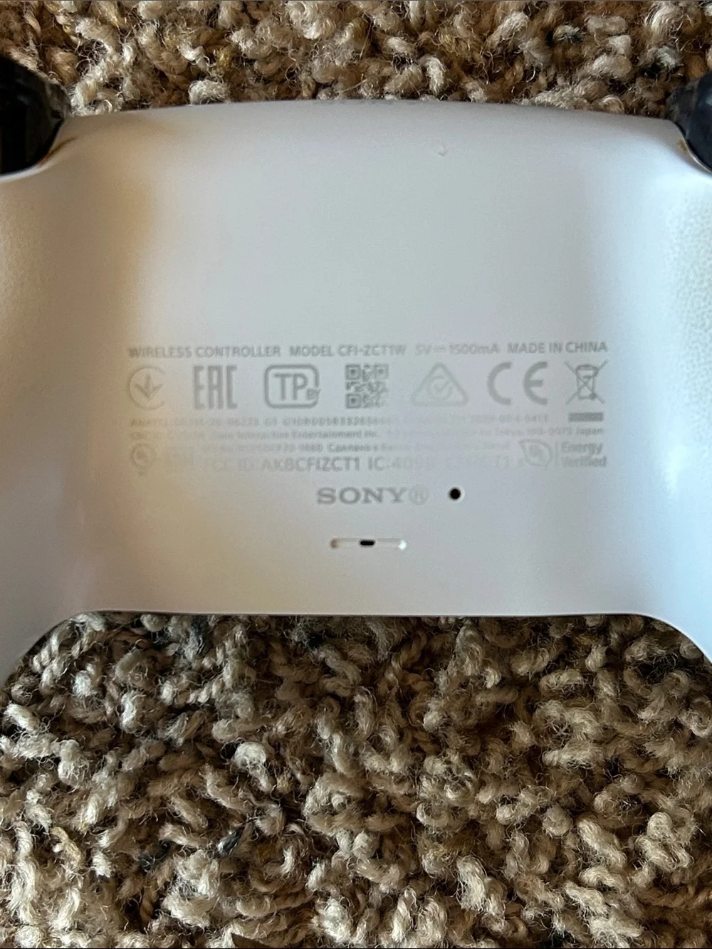 Sony DualSense Wireless Controller - White and Black